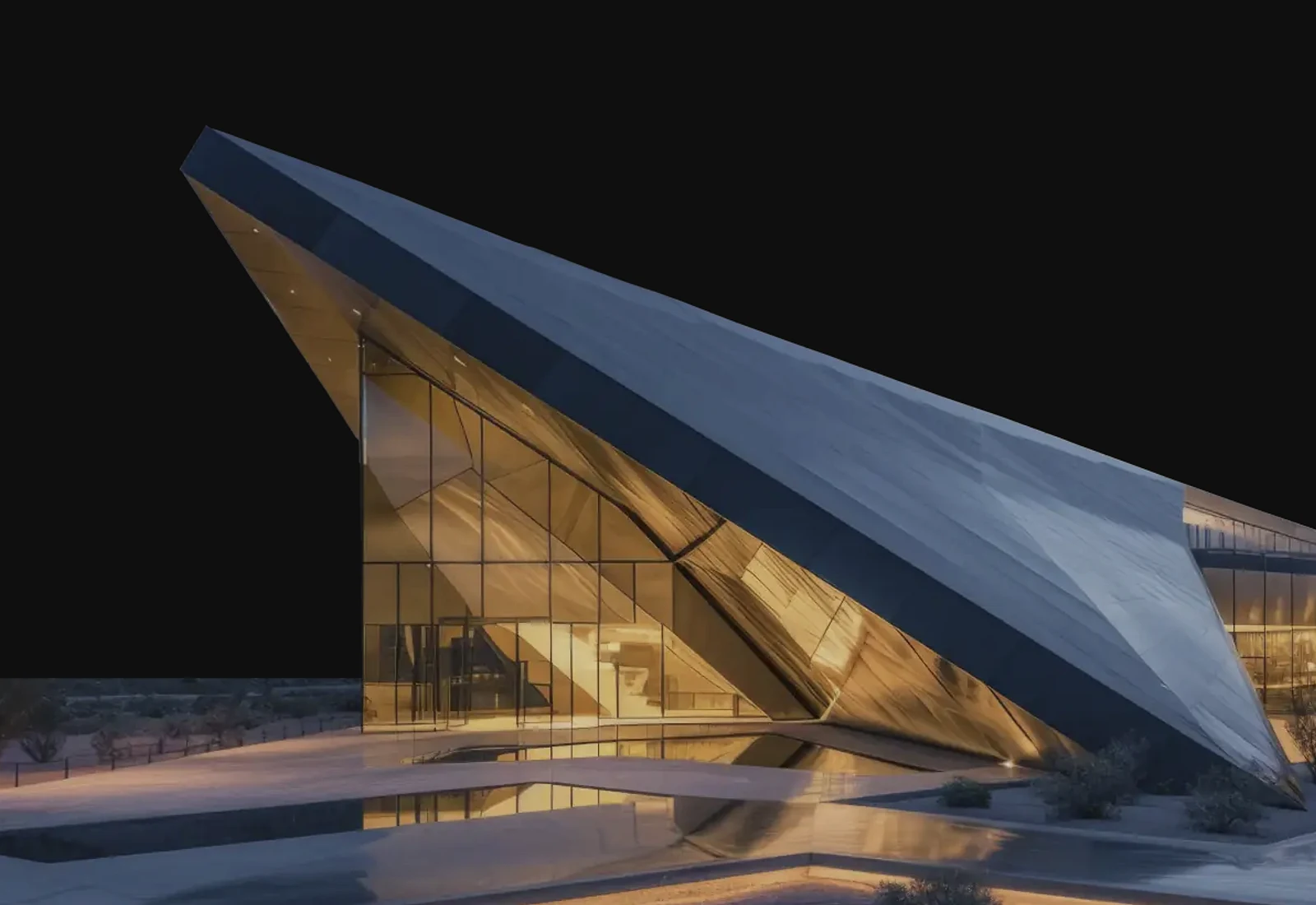 Detajl sodobne arhitekturne zasnove